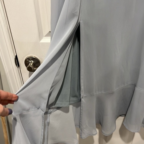 Show me you MuMu Claire midi dress blue gray size XXL NWT - Picture 5 of 11